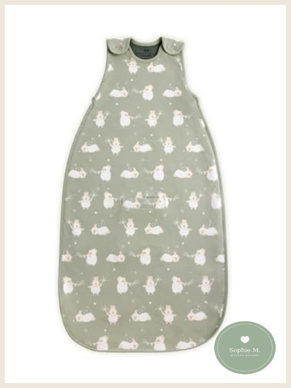 Merino Wool Baby Sleep Sack Organic Cotton Outer All Season Wearable Blanket